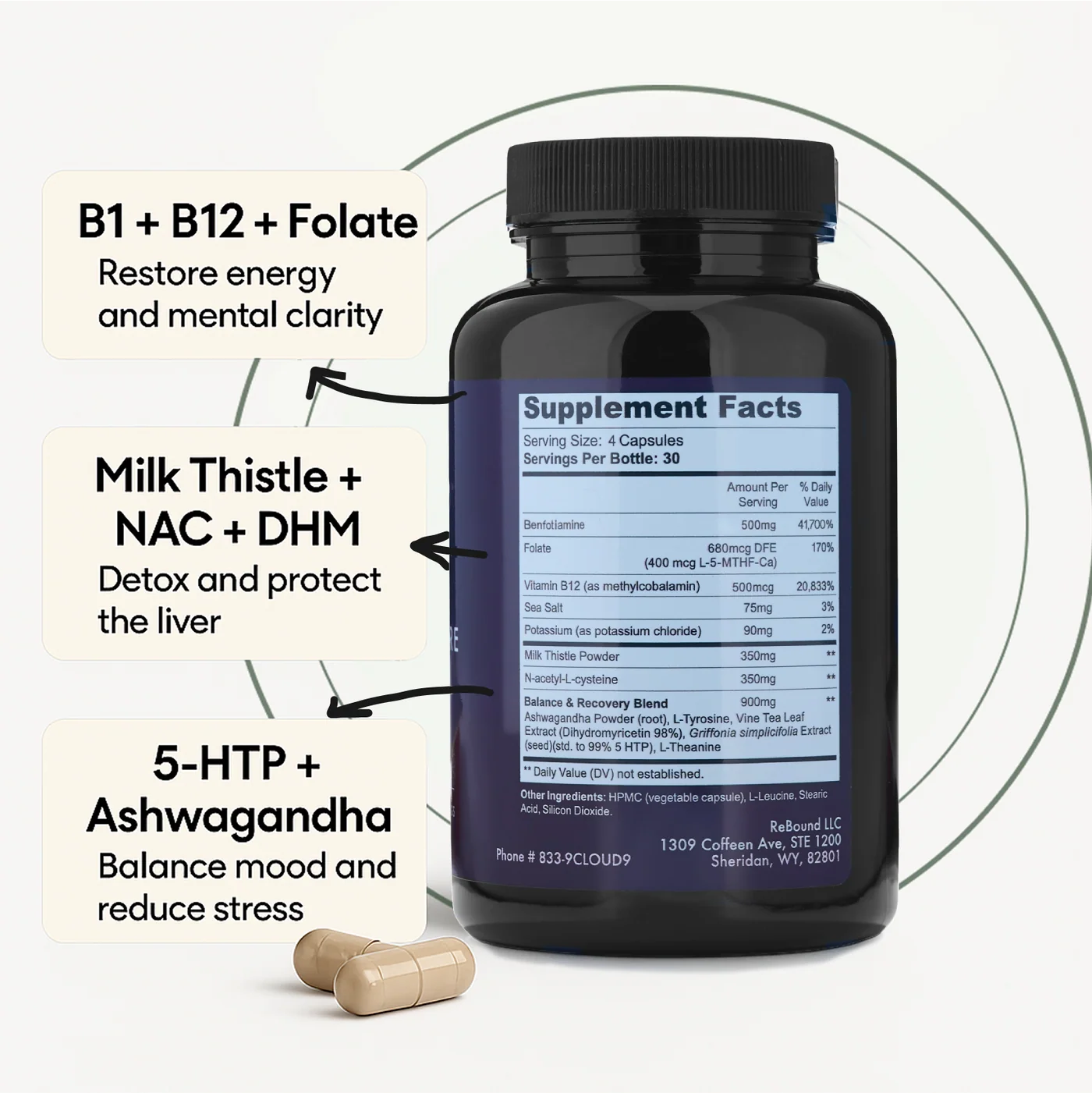 Cloud9 Daily Restore supplement facts and ingredient highlights